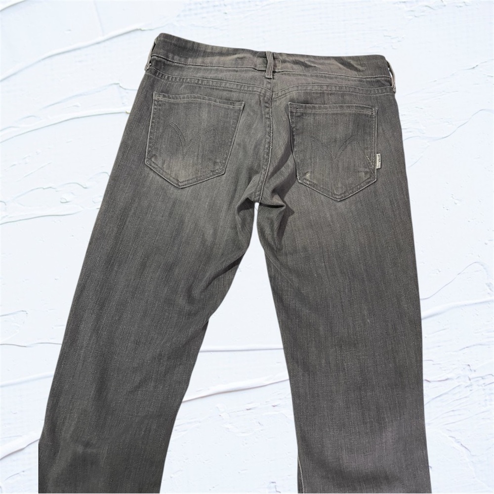 MOTHER The Looker Ghostcats II Skinny Low Rise Grey Wash Jeans Size 27 - Picture 4 of 9